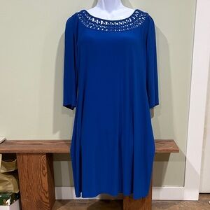 NWT Tiana B Cobalt Blue Dress Size XL